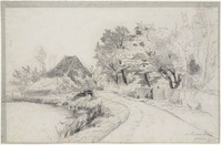 KT 1989 009
<br/>
Landschap met boerderij bij Abcoude
<br/>
<em>Gabriel, Paul Joseph Constantin (1828-1903)</em>